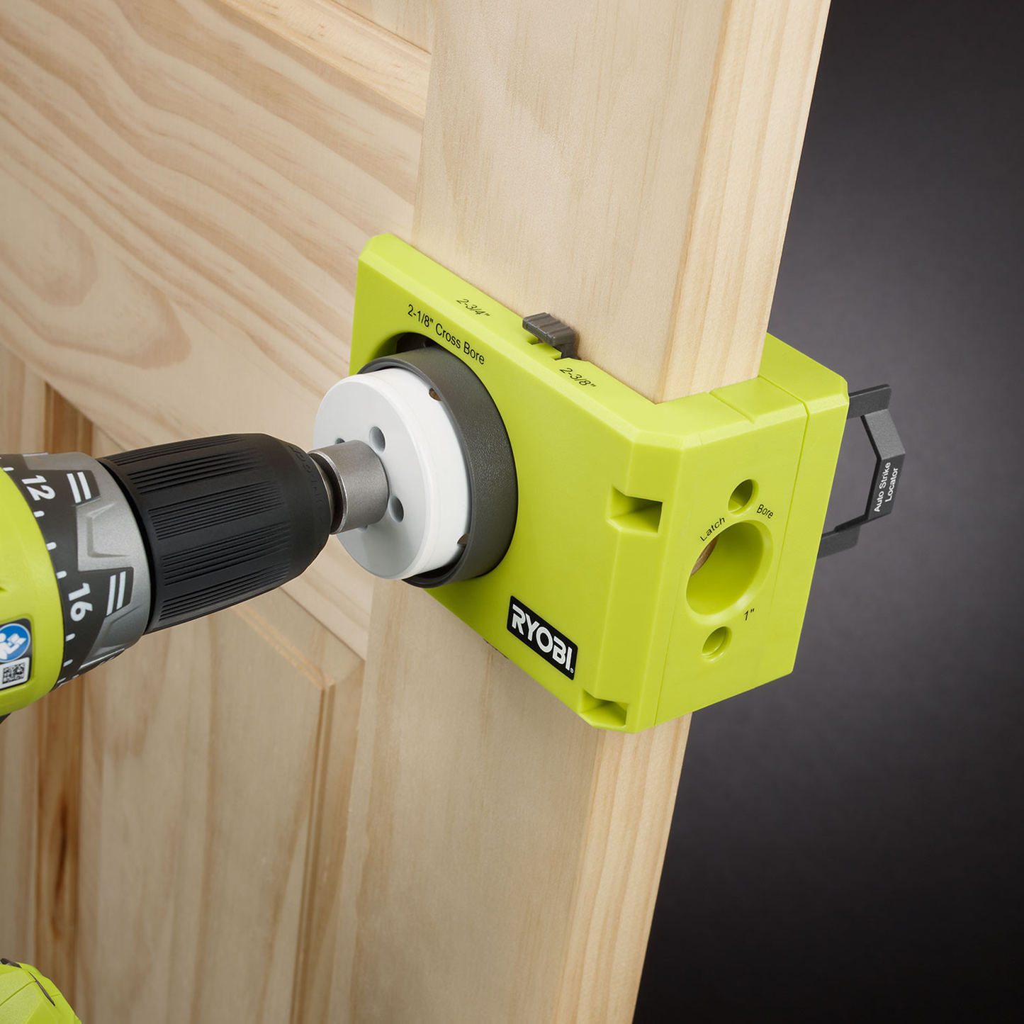 Ryobi Wood and Metal Door Lock Kit - 25mm & 51mm