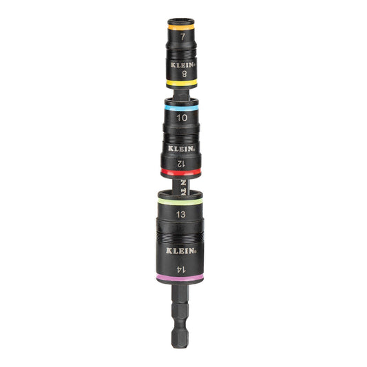 Klein 6 in 1 Impact Rated Flip Socket Set - 7-14mm