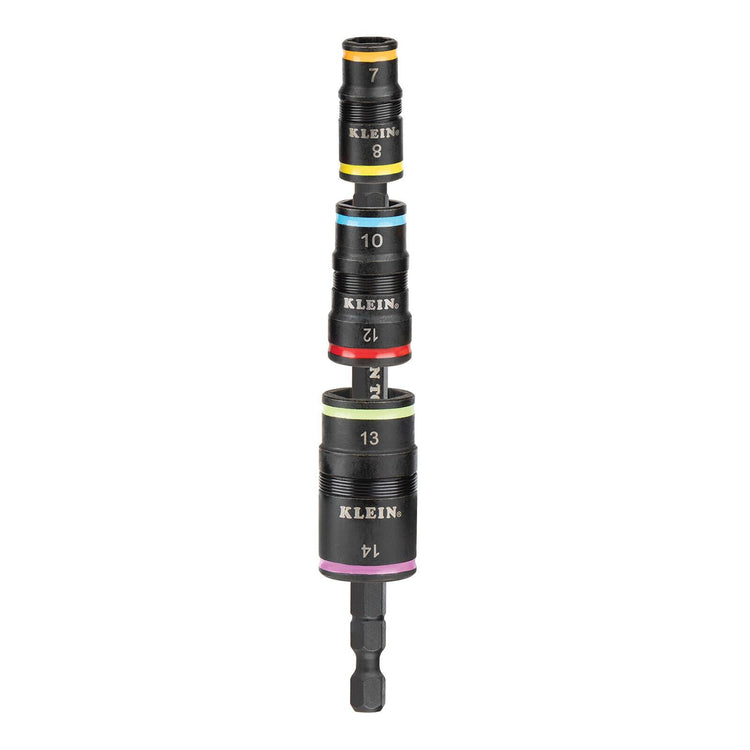 Klein 6 in 1 Impact Rated Flip Socket Set Metric