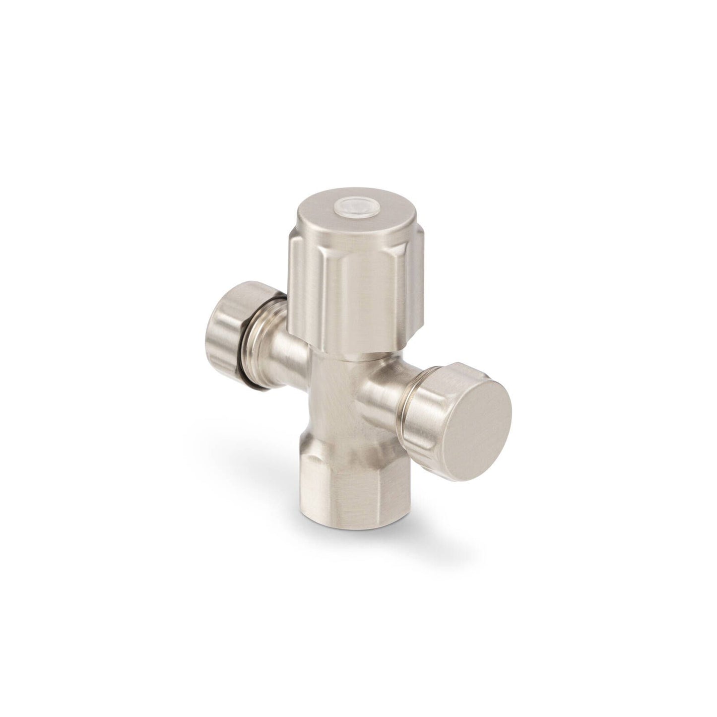 Brasshards 2 Way Cistern Tap - 15mm x 15mm - Brushed Nickel