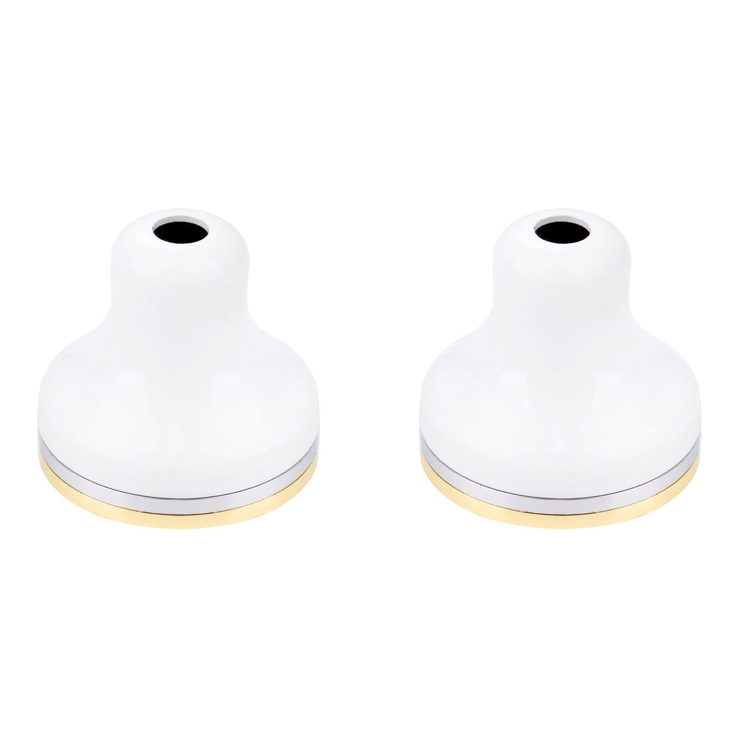 Shaw Mason Basin Flange - White - 2 Pack
