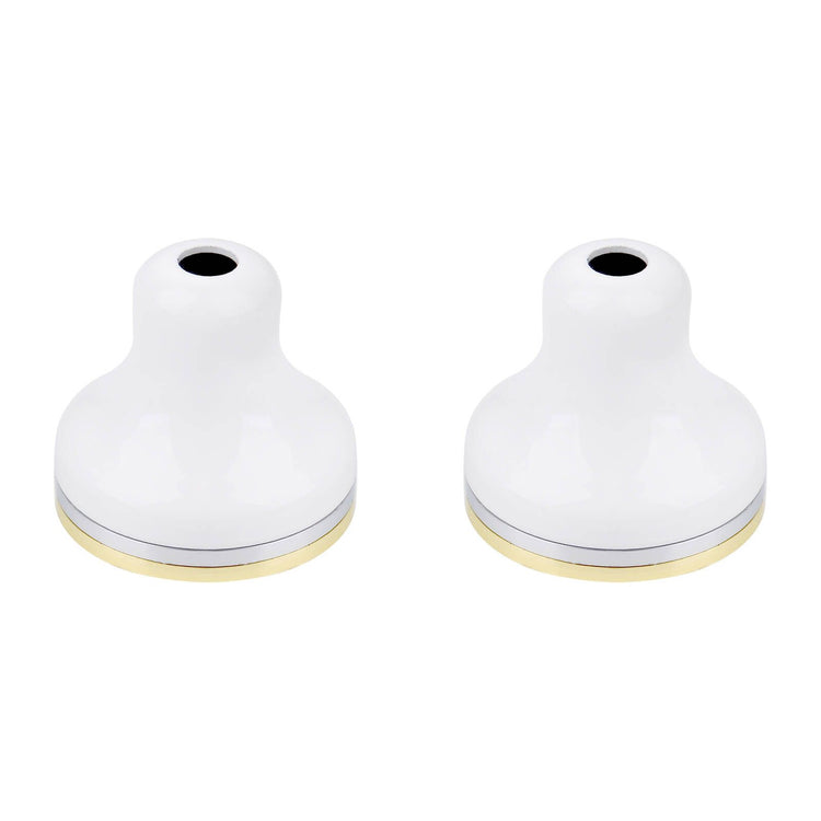 Shaw Mason Shaw Mason White Brass Basin Flange
