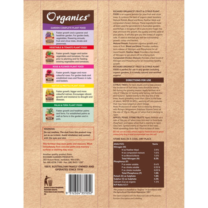 Richgro Organics Fruit And Citrus Plant Food 5kg