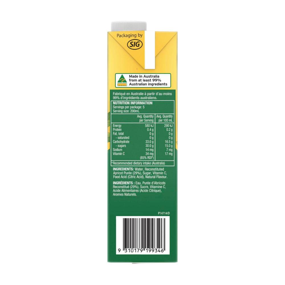 Golden Cire Tetra Drink Apricot Nectar - 1L