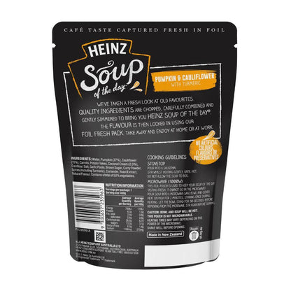 Heinz Soup Of The Day Pumpkin & Cauliflower Vegetable Soup - 430g