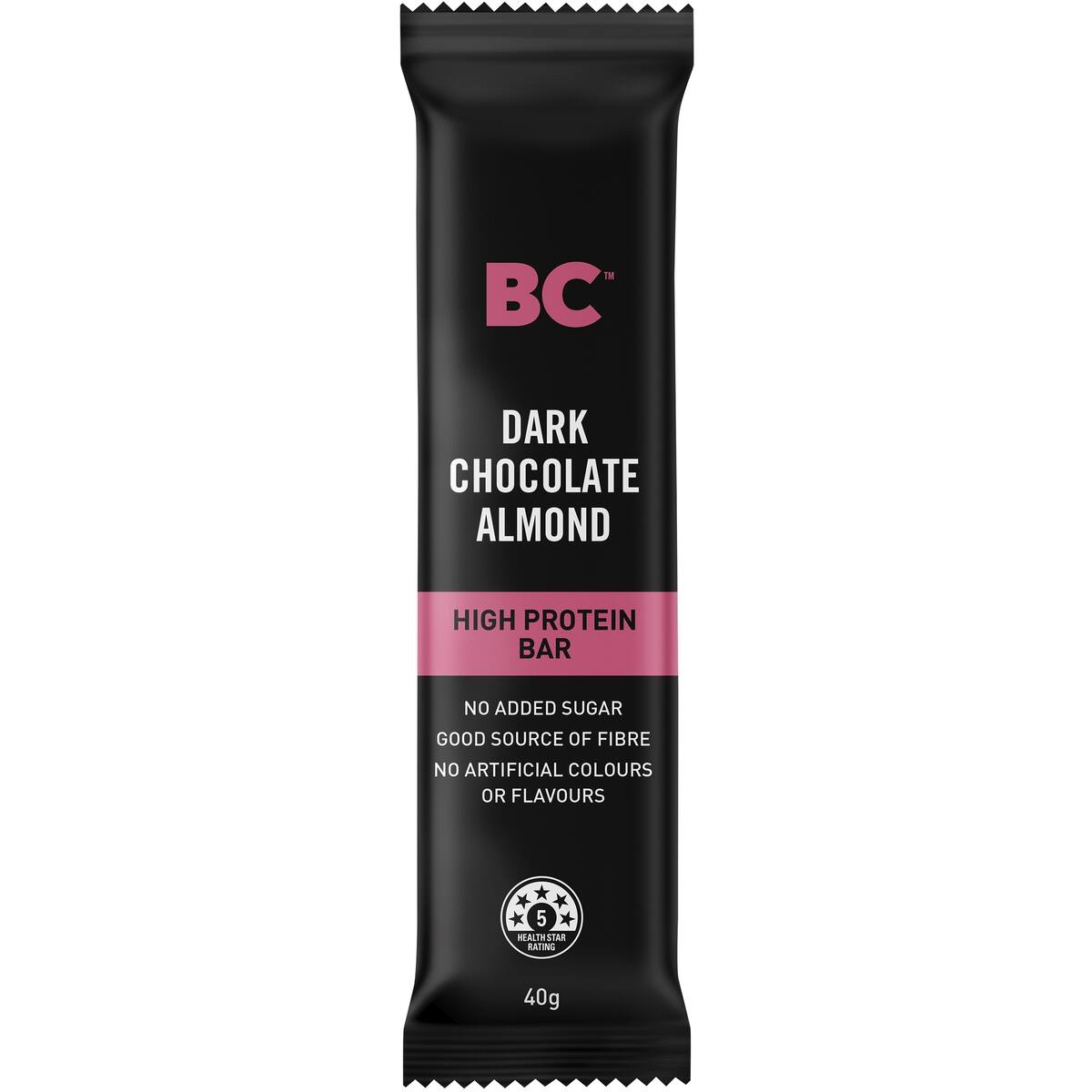 Bc Snacks Dark Chocolate & Almond High Protein Bar 40g