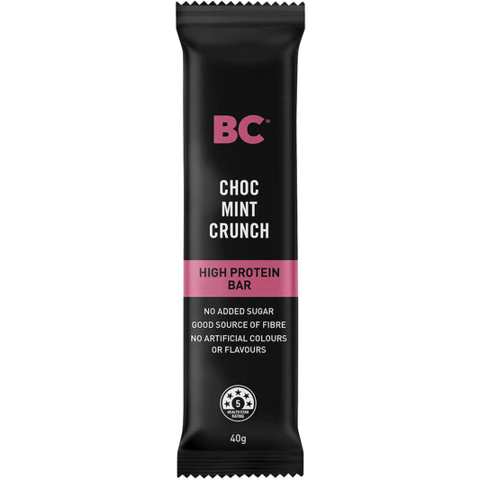 Bc Snacks Choc Mint Crunch High Protein Bar 40g