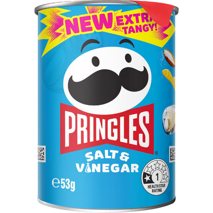 Pringles Salt & Vinegar Potato Chips 53g