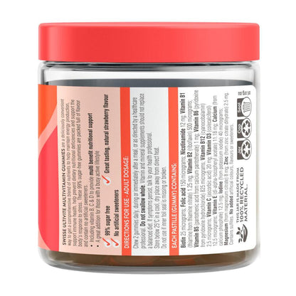 Swisse Ultivite Multivitamin Gummies With Key Nutrients - 60 pack
