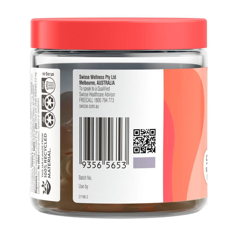 Swisse Ultivite Multivitamin Gummies With Key Nutrients - 60 pack