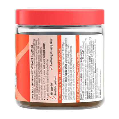 Swisse Ultivite Multivitamin Gummies With Key Nutrients - 60 pack