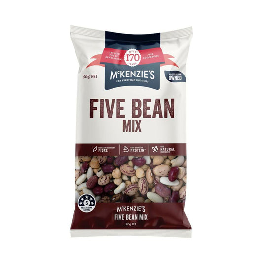 Mckenzies Five Bean Mix - 375g