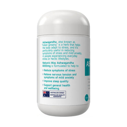 Nature's Way Ashwagandha Tablets - 50 pack