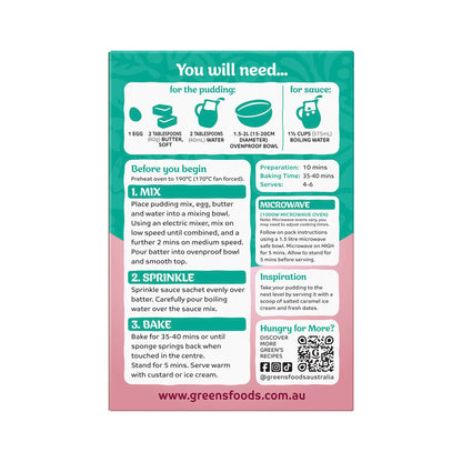 Green's Sticky Date Pudding Mix - 260g