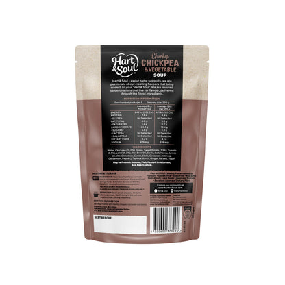Hart & Soul Pouch Soup Chunky Chickpea & Vegetable - 400g