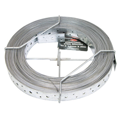 Airco Structural Galvanised Strapping - 30mm x 1mm x 30m