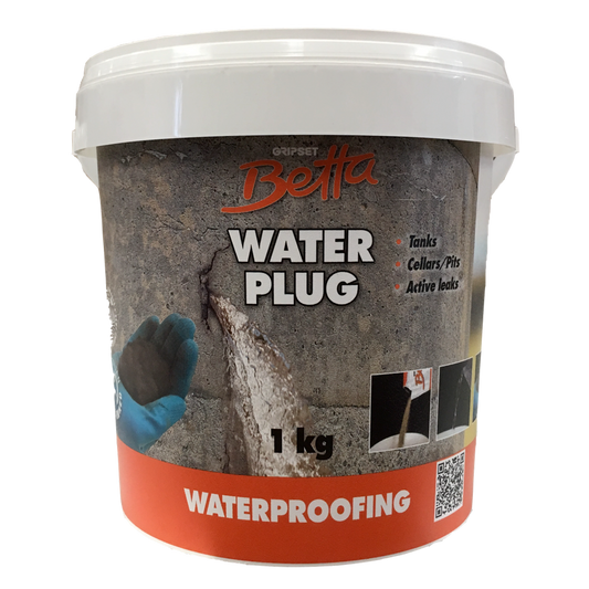 Gripset Betta Water Plug - 1kg - Powder - Rapid Setting Sealant