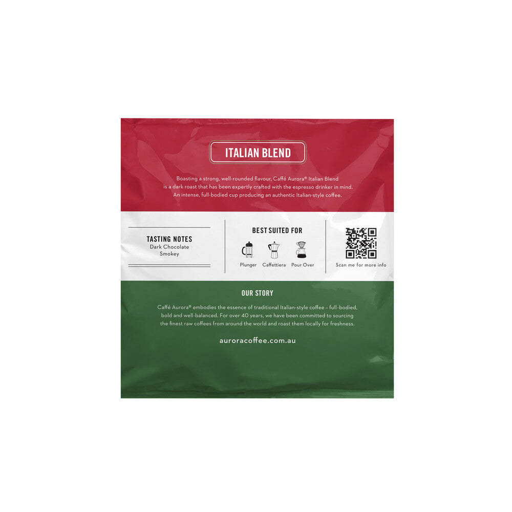 Caffe Aurora Italian Blend Ground Coffee - 1kg