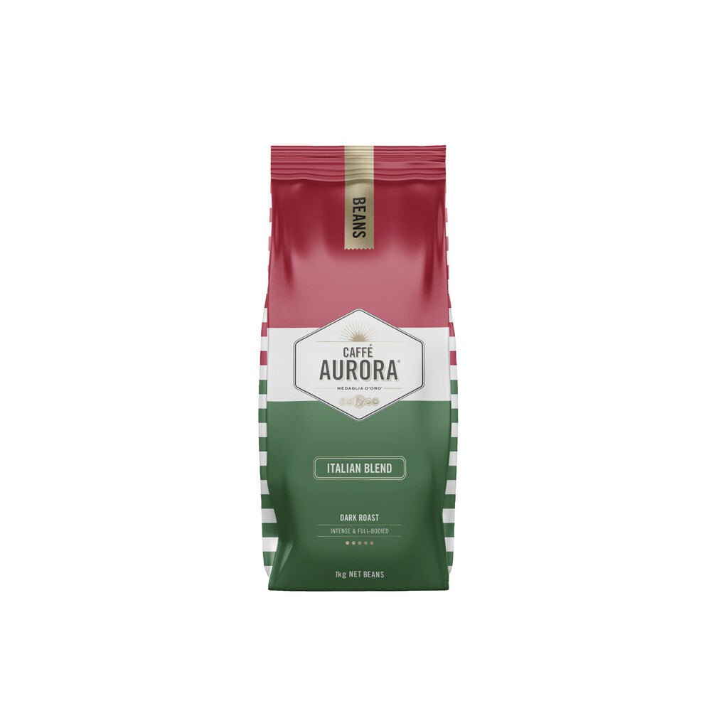 Caffe Aurora Italian Blend Beans Coffee - 1kg