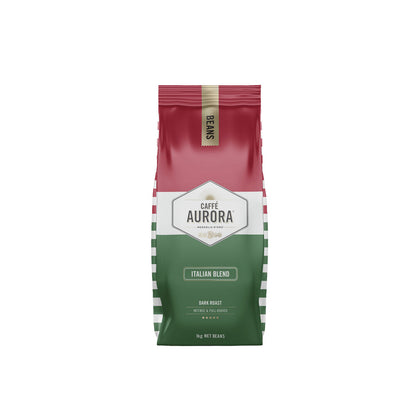 Caffe Aurora Italian Blend Beans Coffee - 1kg