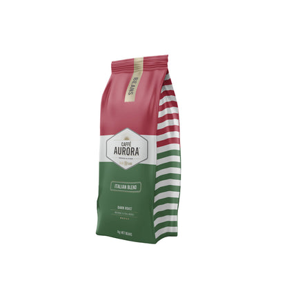 Caffe Aurora Italian Blend Beans Coffee - 1kg