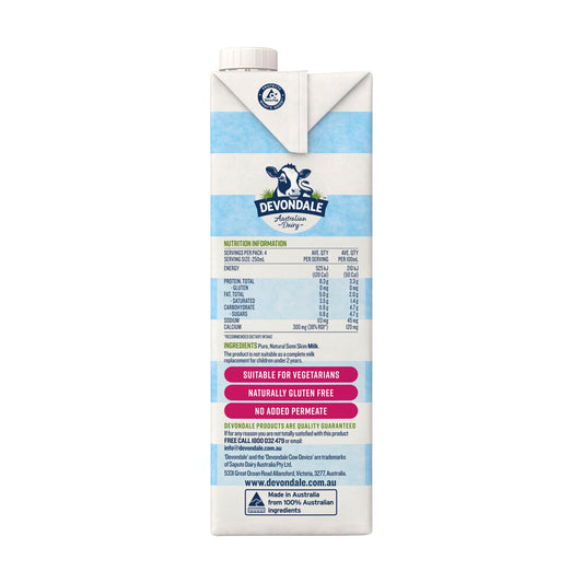 Devondale Semi Skim Long Life Milk - 1L