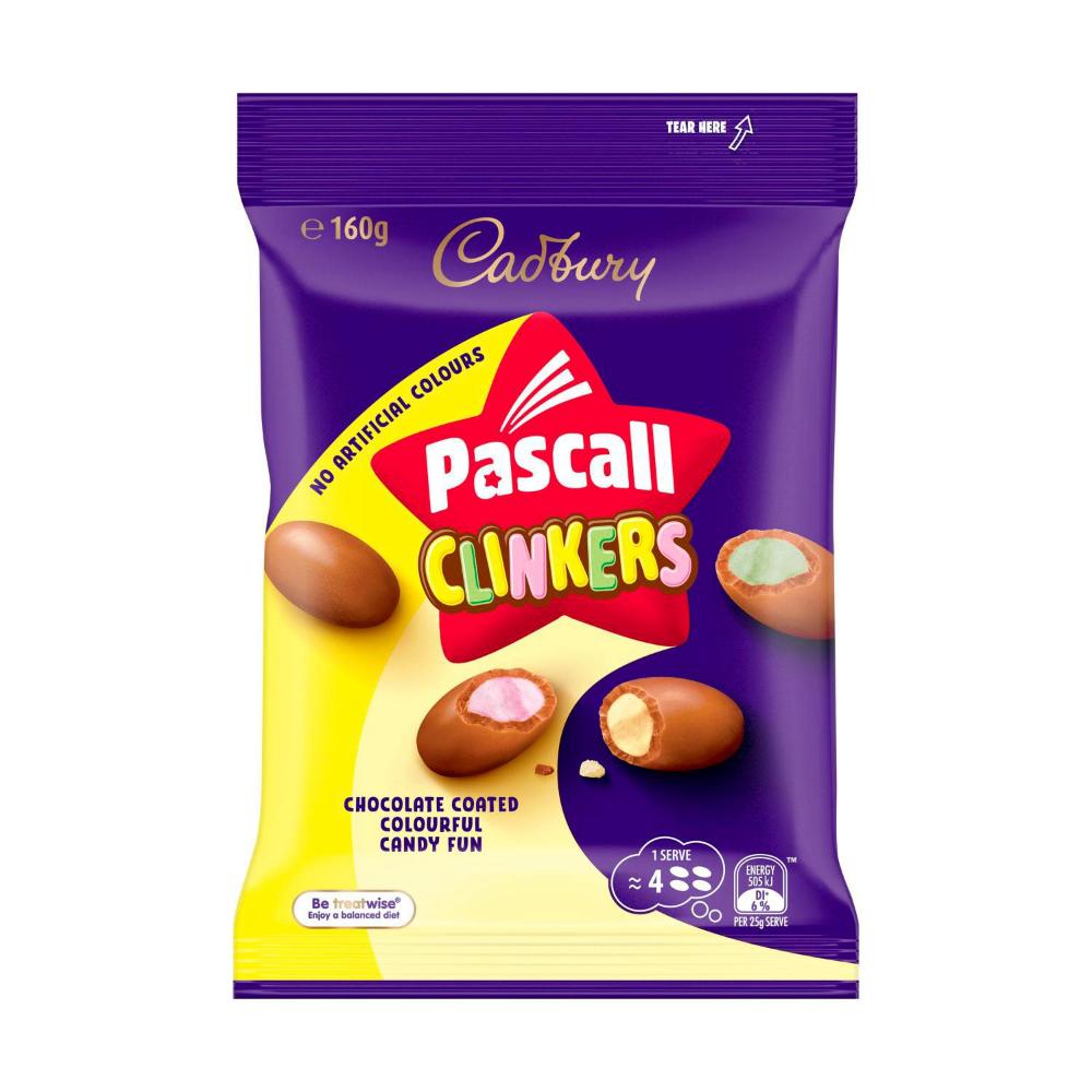 Cadbury Pascall Chocolate Coated inkers Lollies - 160g