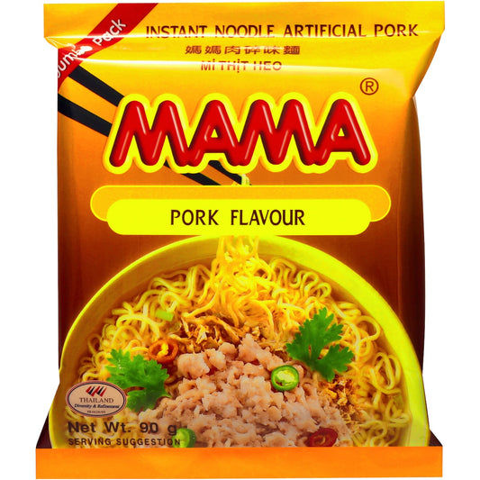 Mama Instant Noodles Jumbo Pack Pork Flavour 90g