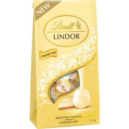 Lindt Lindor Cheesecake Chocolate Bag 123g