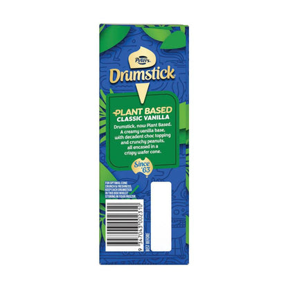 Peters Drumstick Plant Based Classic Vanilla 4 Pack - 475mL