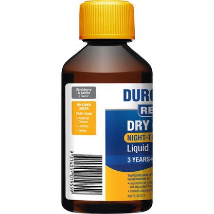 Duro-tuss Relief Dry Cough Night Time Liquid 3 Years + 200ml