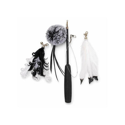 Lux & Bones Interchangeable Cat Toy With Extendable 1m Pole - 1 pack