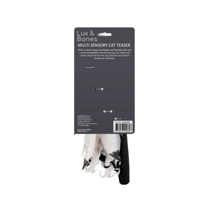 Lux & Bones Interchangeable Cat Toy With Extendable 1m Pole - 1 pack