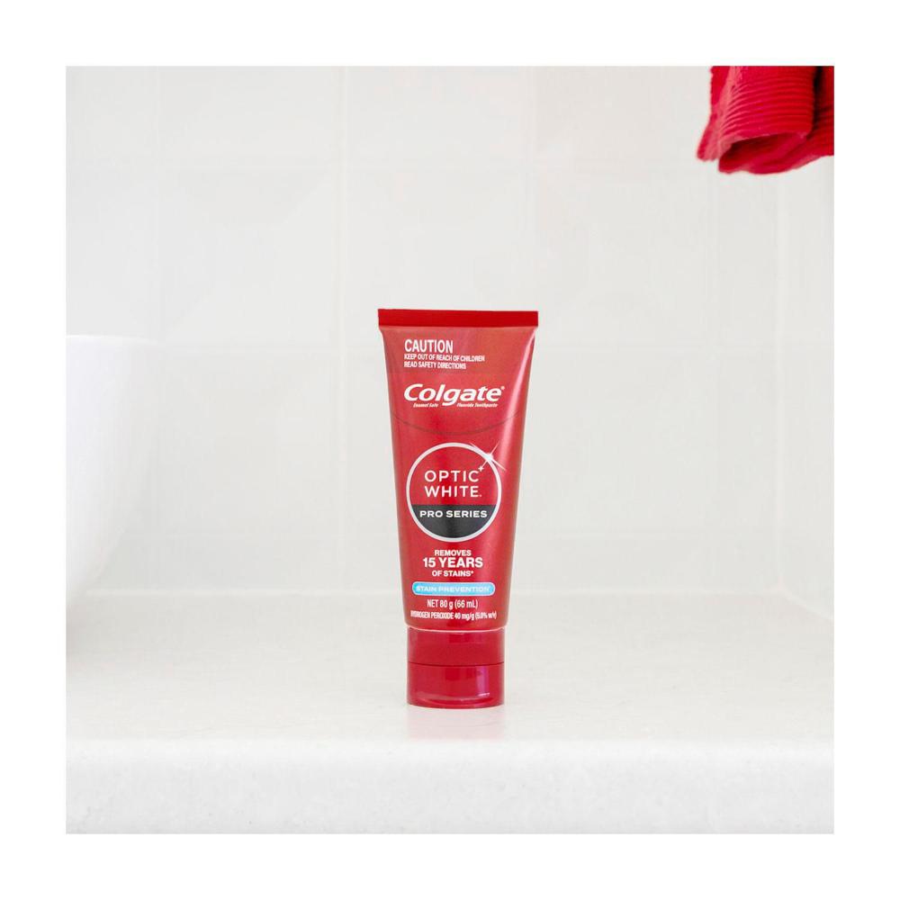 Colgate Optic White Pro Series Teeth Whitening Toothpaste Enamel Safe With 5% Hydrogen Peroxide - 80g