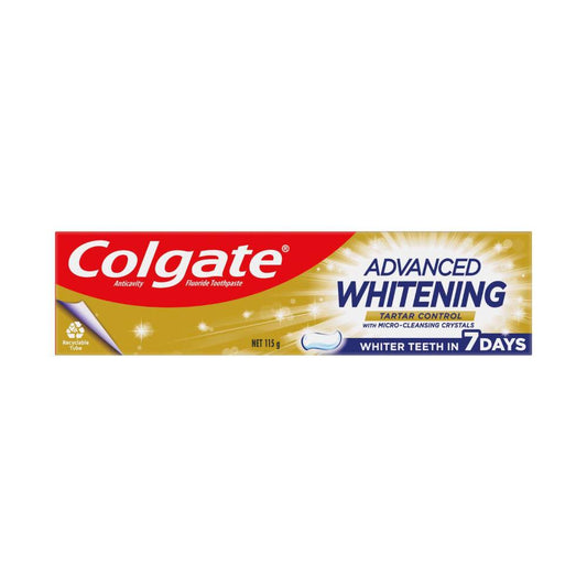 Colgate Advanced Whitening Toothpaste And Tartar Control - 115g
