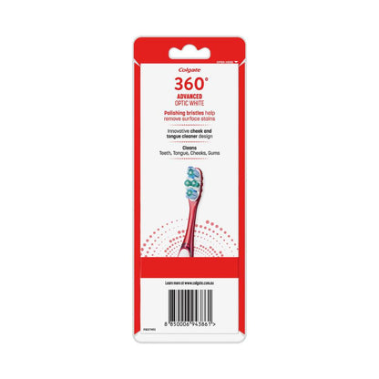 Colgate 360 Optic White Toothbrush Soft - 3 pack