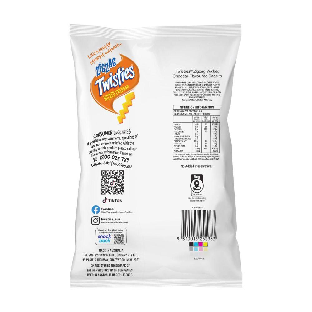 Twisties Zigzags - 65g