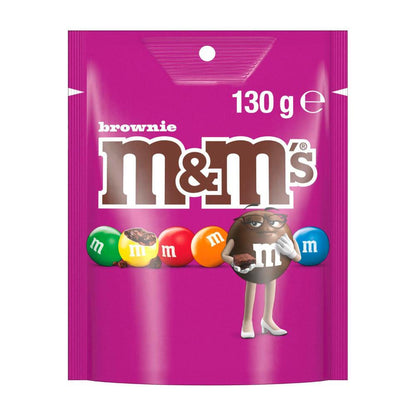 M&M'S Milk Chocolate Brownie Snack & Share Bag - 130g