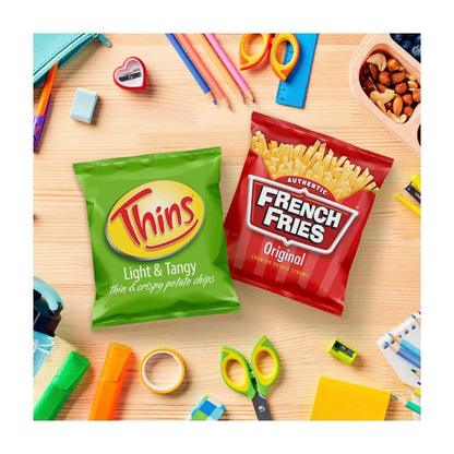 Thins Top 20 Variety Potato Chips 20 Pack - 375g