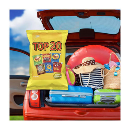 Thins Top 20 Variety Potato Chips 20 Pack - 375g