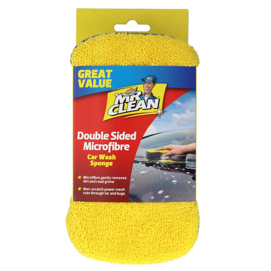 Mr Clean Double Sided Microfibre Car Wash Sponge