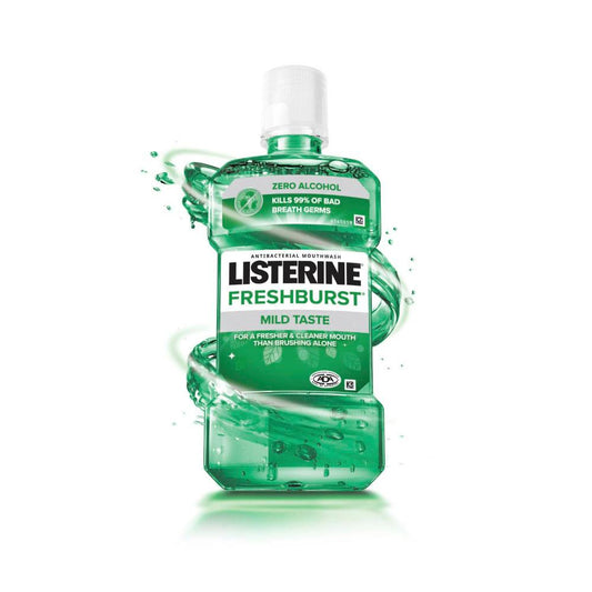 Listerine Freshburst Zero Mouthwash - 500mL