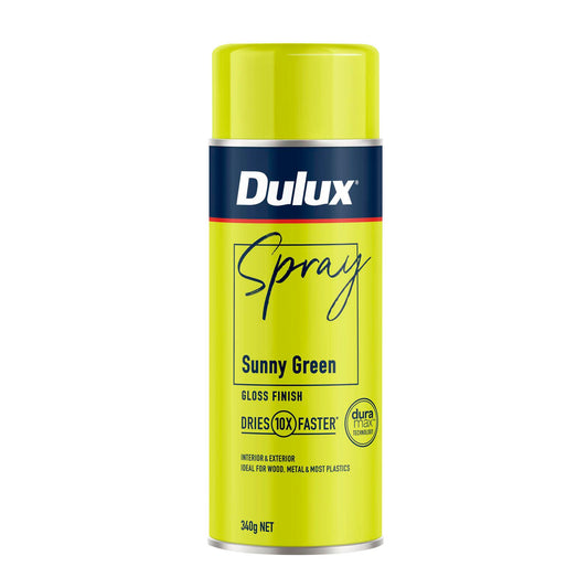Dulux Gloss Spray Paint - 340g - Sunny Green