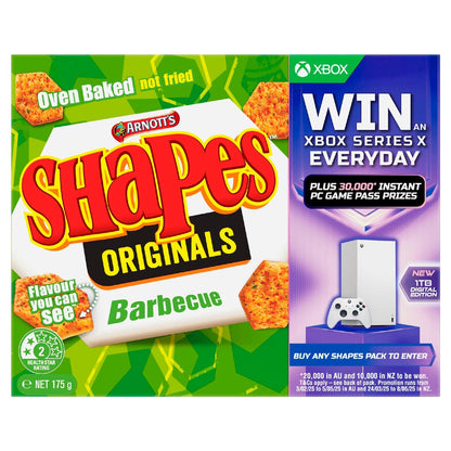 Arnotts Shapes Barbecue Cracker Biscuits 175g