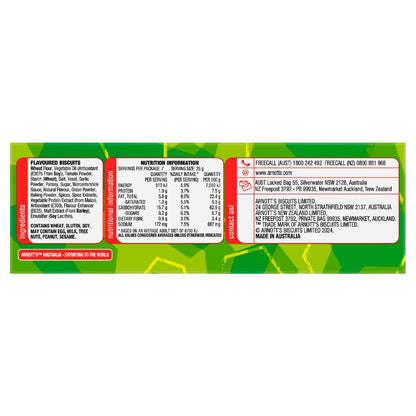 Arnotts Shapes Barbecue Cracker Biscuits 175g