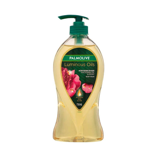 Palmolive Body Wash Luminous Oils Macadamia Oil & Peony - 750mL