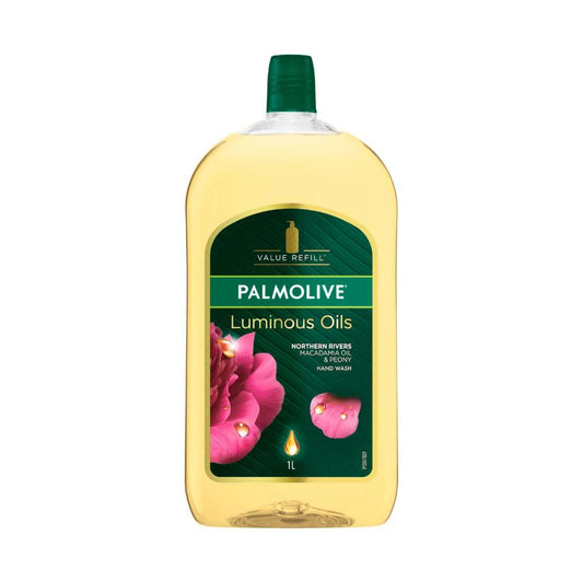 Palmolive Hand Wash Luminous Oil Macadamia & Peony Refill - 1L