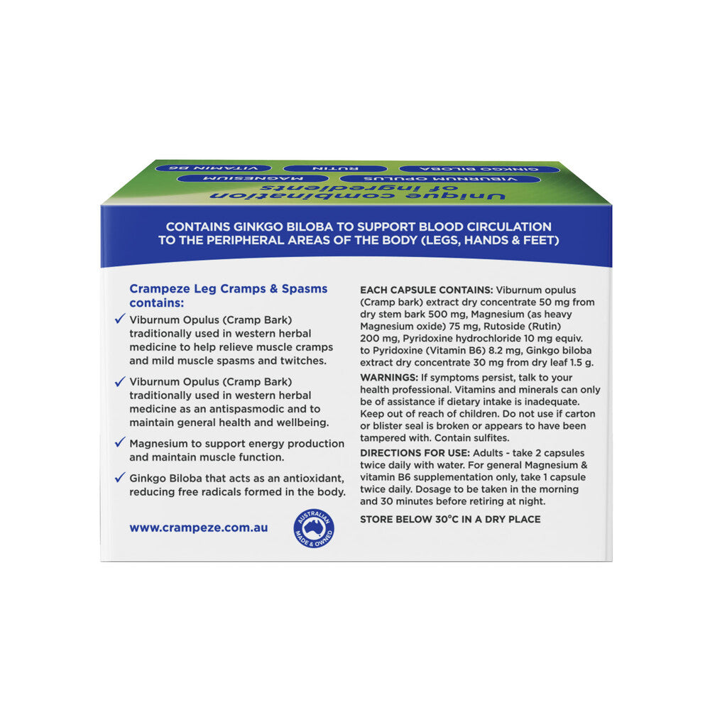 Crampeze Capsules - 60 pack