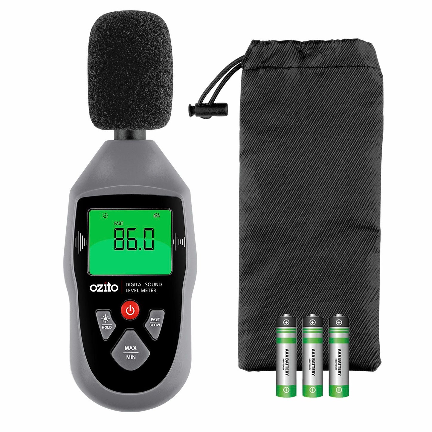Ozito Digital Sound Level Meter - 30-130dB