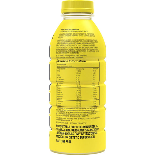 Prime Hydration Lemonade 500ml